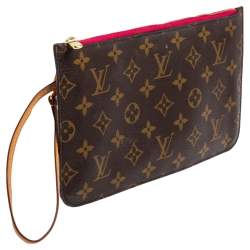 Louis Vuitton Monogram Canvas Neverfull Pochette NM Clutch