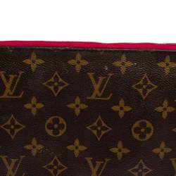 Louis Vuitton Monogram Canvas Neverfull Pochette NM Clutch