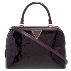 louis vuitton handbags Melrose Vernis Purple Red Classy