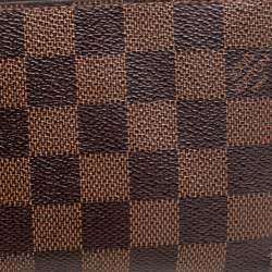 Pre Owned Louis Vuitton Damier Ebene Canvas Zippy Wallet