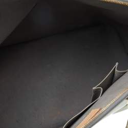 Pre Owned Louis Vuitton Vert Olive Monogram Vernis Alma GM Bag