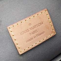 Pre Owned Louis Vuitton Vert Olive Monogram Vernis Alma GM Bag