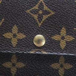Pre Owned Louis Vuitton Monogram Canvas Sarah Wallet