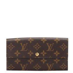 Pre Owned Louis Vuitton Monogram Canvas Sarah Wallet