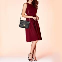 مملوكة مسبقًا Louis Vuitton Black Monogram Empreinte Pochette Métis Bag