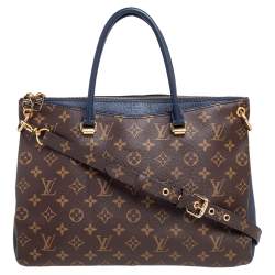 مملوكة مسبقًا Louis Vuitton Full Marine Monogram Canvas Pallas MM Bag