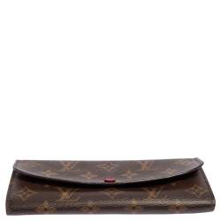 Pre Owned Louis Vuitton Monogram Canvas Emilie Wallet