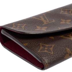 Pre Owned Louis Vuitton Monogram Canvas Emilie Wallet