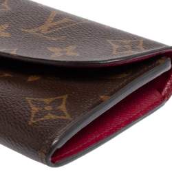 Pre Owned Louis Vuitton Monogram Canvas Emilie Wallet