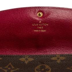 Pre Owned Louis Vuitton Monogram Canvas Emilie Wallet