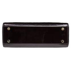 Pre Owned Louis Vuitton Amarante Monogram Vernis Brea GM Bag