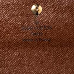 مملوكة مسبقًا محفظة لوي فيتون بورت تريسور إتول بابييه كانفاس مونوغرامي