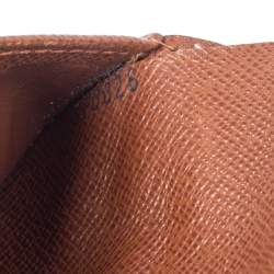 مملوكة مسبقًا محفظة لوي فيتون بورت تريسور إتول بابييه كانفاس مونوغرامي