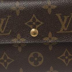 مملوكة مسبقًا محفظة لوي فيتون بورت تريسور إتول بابييه كانفاس مونوغرامي