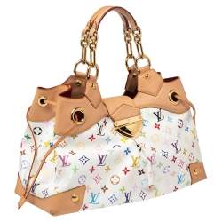 مملوكة مسبقًا Louis Vuitton White Monogram Multicolore Canvas Ursula Bag