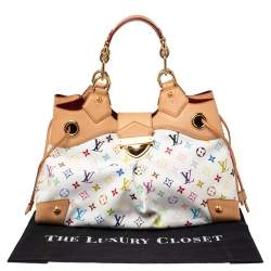مملوكة مسبقًا Louis Vuitton White Monogram Multicolore Canvas Ursula Bag