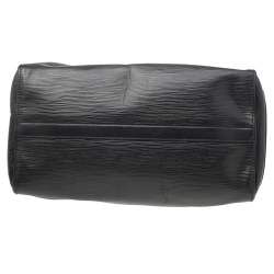 Pre Owned حقيبة لوي فيتون سبيدي جلد أيبي أسود 35