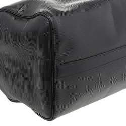 Pre Owned حقيبة لوي فيتون سبيدي جلد أيبي أسود 35