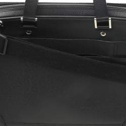 Pre Owned Louis Vuitton Black Taiga Leather Alexander Briefcase