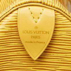 مملوكة مسبقًا Louis Vuitton Yellow Epi Leather Speedy 25 Top Handle Bag