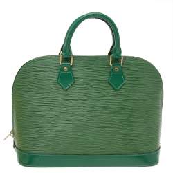 مملوكة مسبقًا Louis Vuitton Borneo Green Epi Leather Alma PM Bag