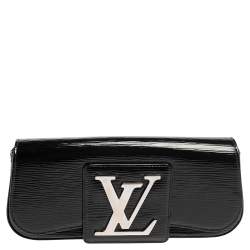 Pre Owned Louis Vuitton Black Electric Epi Leather Sobe Clutch