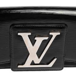 Pre Owned Louis Vuitton Black Electric Epi Leather Sobe Clutch