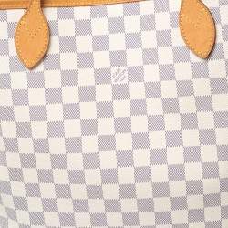 Louis Vuitton Damier Azur Canvas Neverfull MM Bag