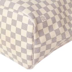 Louis Vuitton Damier Azur Canvas Neverfull MM Bag