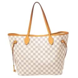 Louis Vuitton Damier Azur Canvas Neverfull MM Bag