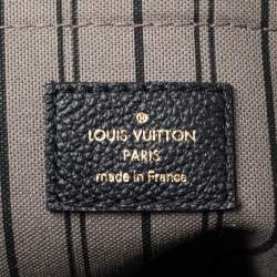 مملوكة مسبقًا Louis Vuitton Black Monogram Empreinte Leather Mazarine MM Bag