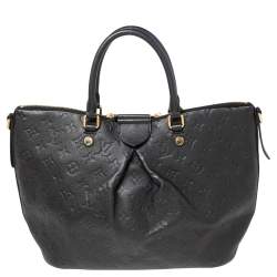 مملوكة مسبقًا Louis Vuitton Black Monogram Empreinte Leather Mazarine MM Bag
