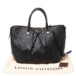 مملوكة مسبقًا Louis Vuitton Black Monogram Empreinte Leather Mazarine MM Bag
