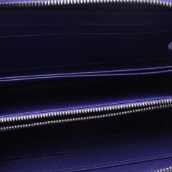 مملوكة مسبقًا Louis Vuitton Purple Epi Leather Zippy Wallet