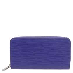 مملوكة مسبقًا Louis Vuitton Purple Epi Leather Zippy Wallet