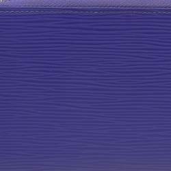 مملوكة مسبقًا Louis Vuitton Purple Epi Leather Zippy Wallet