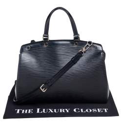 Pre Owned Louis Vuitton Black Epi Leather Brea MM Bag