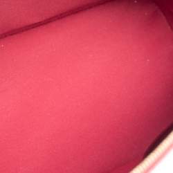 Pre Owned حقيبة لوي فيتون ألما جلد لامع مونوغرامي أحمر داكن GM