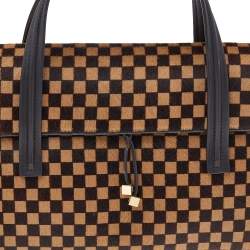 مملوكة مسبقًا Louis Vuitton Damier Sauvage Calfhair Limited Edition Lionne Spawn Bag