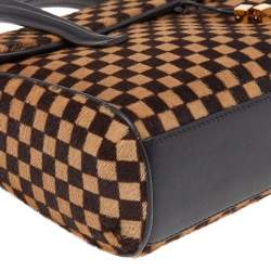مملوكة مسبقًا Louis Vuitton Damier Sauvage Calfhair Limited Edition Lionne Spawn Bag