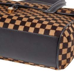مملوكة مسبقًا Louis Vuitton Damier Sauvage Calfhair Limited Edition Lionne Spawn Bag