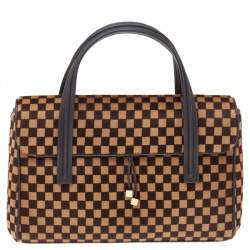 مملوكة مسبقًا Louis Vuitton Damier Sauvage Calfhair Limited Edition Lionne Spawn Bag