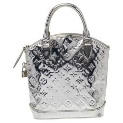 Louis Vuitton Limited Edition Silver Monogram Miroir Handle Trunk Bag -  Yoogi's Closet