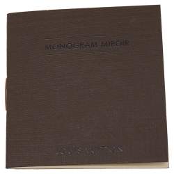 Pre Owned Louis Vuitton Silver Monogram Vinyl Limited Edition Miroir Lockit Bag