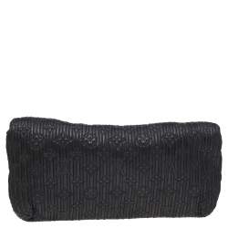 مملوكة مسبقًا Louis Vuitton Black Altair Monogram Motard Pochetto Clutch Bag
