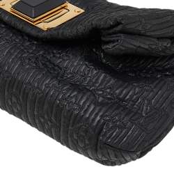 مملوكة مسبقًا Louis Vuitton Black Altair Monogram Motard Pochetto Clutch Bag