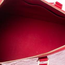 Pre Owned Louis Vuitton Pomme D’amour Monogram Vernis Alma GM XL Bag