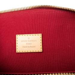 Pre Owned Louis Vuitton Pomme D’amour Monogram Vernis Alma GM XL Bag