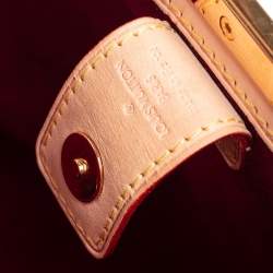 مملوكة مسبقًا Louis Vuitton White Monogram Multicolore Canvas Judy GM Bag