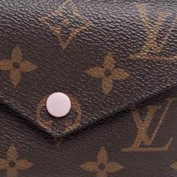 مملوكة مسبقًا Louis Vuitton Rose Ballerine Monogram Canvas Victorine Wallet